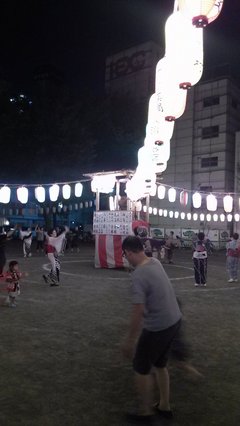 熊野神社 盆踊り発表♪終了(^○^)