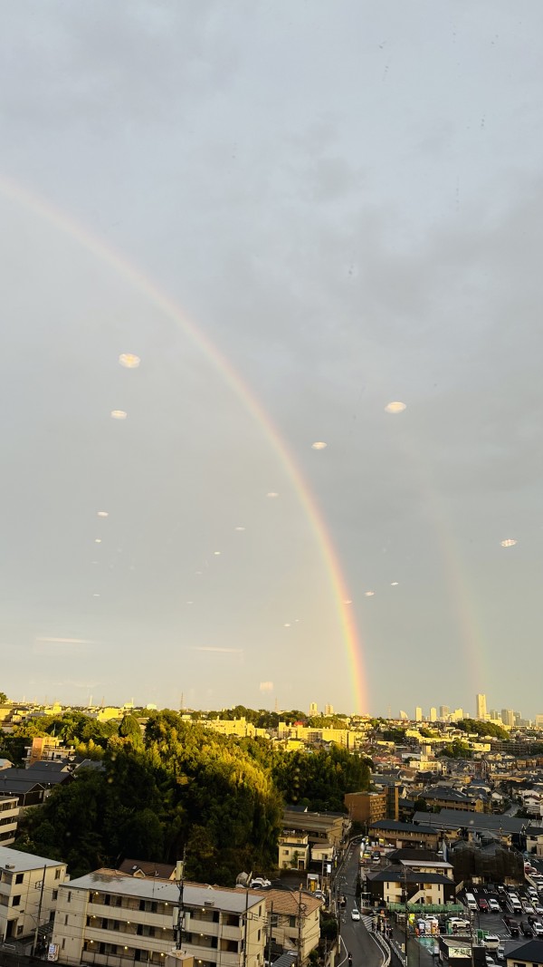 虹みたよー🌈🌈